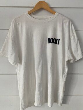 Official Rocky Balboa Graphic Tee – The "Eye of the Tiger" Essential Size Medium